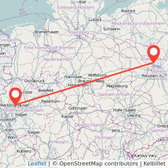 Recklinghausen Oranienburg Mitfahrgelegenheit Karte