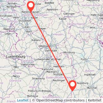 Recklinghausen Memmingen Bahn Karte