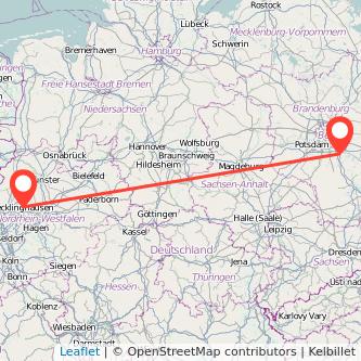 Recklinghausen Königs Wusterhausen Mitfahrgelegenheit Karte