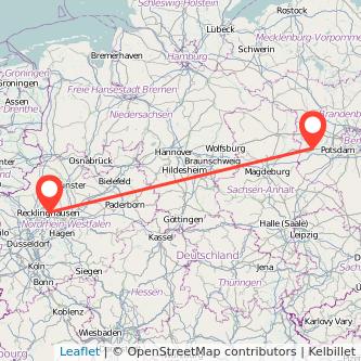 Recklinghausen Brandenburg an der Havel Mitfahrgelegenheit Karte