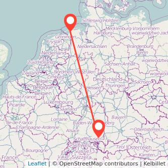 Ravensburg Norddeich Bahn Karte