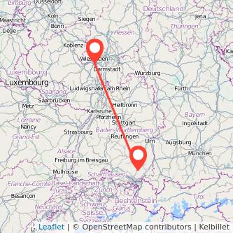 Ravensburg Mainz Mitfahrgelegenheit Karte