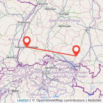 Ravensburg Freiburg im Breisgau Mitfahrgelegenheit Karte
