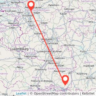 Ravensburg Essen Mitfahrgelegenheit Karte