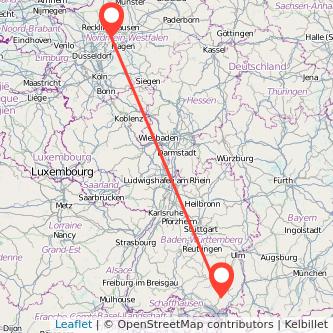 Ravensburg Bochum Mitfahrgelegenheit Karte