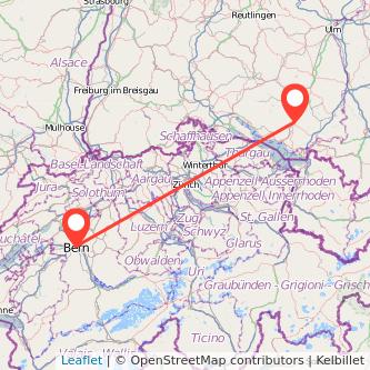 Ravensburg Bern Mitfahrgelegenheit Karte