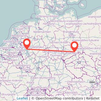 Ratingen Dresden Mitfahrgelegenheit Karte