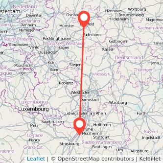 Rastatt Gütersloh Mitfahrgelegenheit Karte