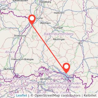 Rastatt Friedrichshafen Bahn Karte