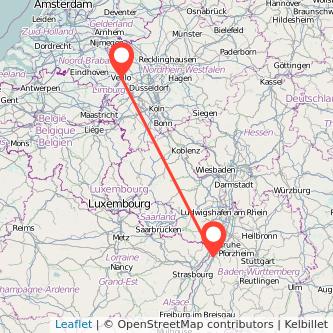 Rastatt Venlo Mitfahrgelegenheit Karte
