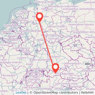 Innsbruck Minden Mitfahrgelegenheit Karte