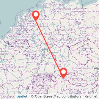 Innsbruck Meppen Bahn Karte