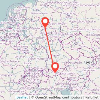 Innsbruck Göttingen Bahn Karte