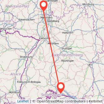 Radolfzell am Bodensee Worms Bahn Karte