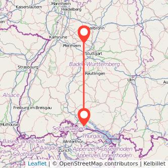 Radolfzell am Bodensee Vaihingen an der Enz Bahn Karte