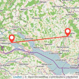 Radolfzell am Bodensee Ravensburg Bahn Karte
