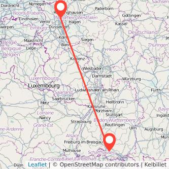 Radolfzell am Bodensee Oberhausen Bahn Karte