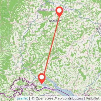 Radolfzell am Bodensee Metzingen Bahn Karte