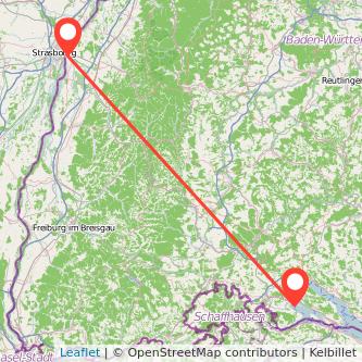 Radolfzell am Bodensee Kehl Bahn Karte