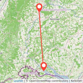 Radolfzell am Bodensee Herrenberg Mitfahrgelegenheit Karte