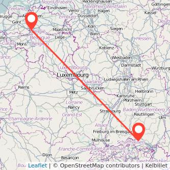 Radolfzell am Bodensee Brüssel Bahn Karte