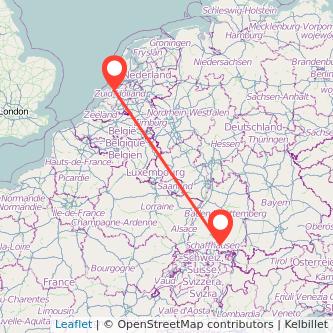 Radolfzell am Bodensee Den Haag Mitfahrgelegenheit Karte