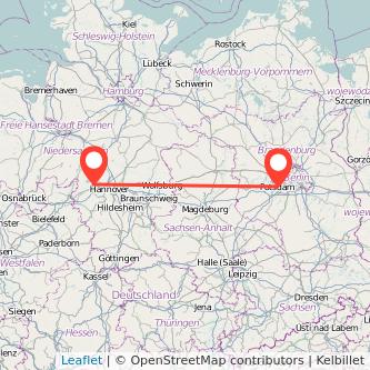 Potsdam Wunstorf Mitfahrgelegenheit Karte