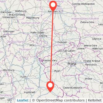 Potsdam Plattling Bahn Karte