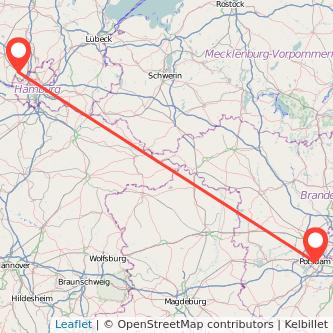 Potsdam Pinneberg Mitfahrgelegenheit Karte