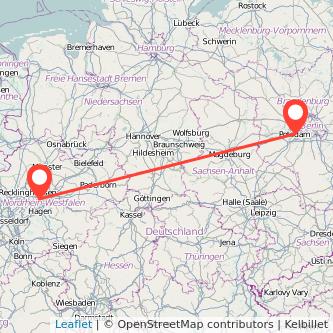 Potsdam Dortmund Mitfahrgelegenheit Karte