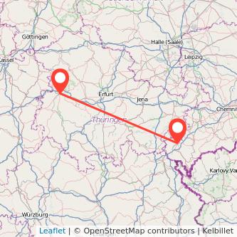 Plauen Eisenach Mitfahrgelegenheit Karte