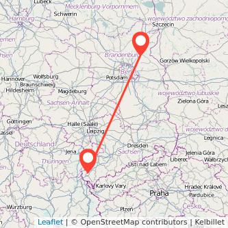Plauen Eberswalde Mitfahrgelegenheit Karte
