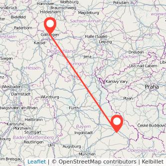 Plattling Göttingen Bahn Karte