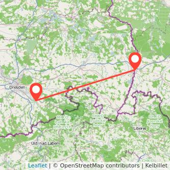 Pirna Görlitz Mitfahrgelegenheit Karte