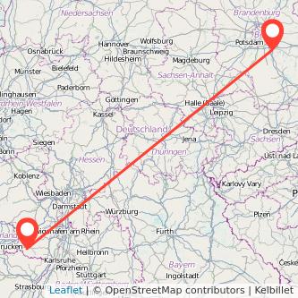 Pirmasens Königs Wusterhausen Mitfahrgelegenheit Karte