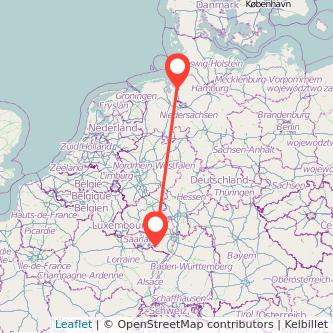 Pirmasens Bremerhaven Mitfahrgelegenheit Karte