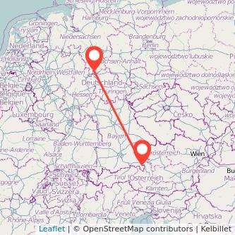 Piding Göttingen Bahn Karte