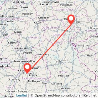 Pforzheim Weißenfels Bahn Karte