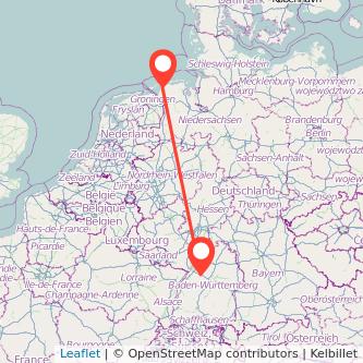 Pforzheim Norddeich Bahn Karte