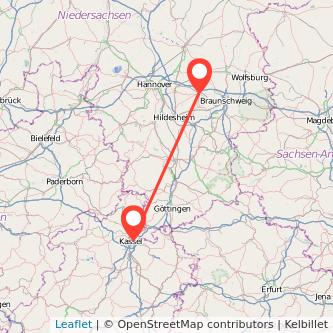 Peine Kassel Mitfahrgelegenheit Karte