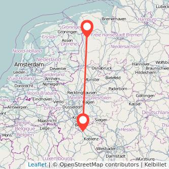 Papenburg Remagen Bahn Karte