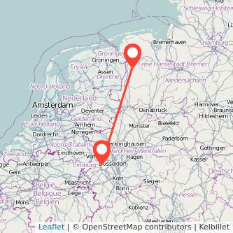 Papenburg Mönchengladbach Mitfahrgelegenheit Karte