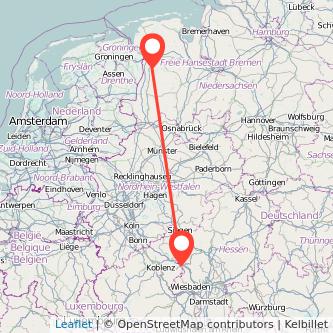Papenburg Limburg Bahn Karte