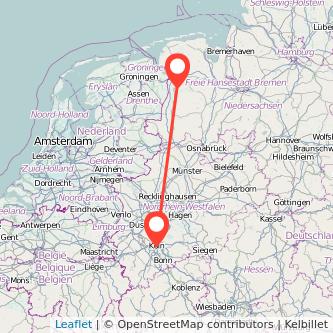 Papenburg Köln Mitfahrgelegenheit Karte