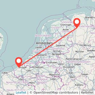 Papenburg Ostend Bahn Karte