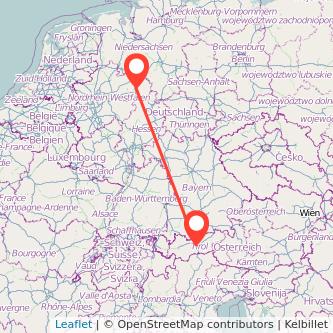 Paderborn Innsbruck Bahn Karte