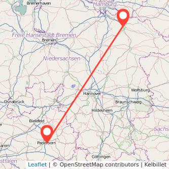 Paderborn Lüneburg Mitfahrgelegenheit Karte