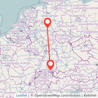 Paderborn Konstanz Mitfahrgelegenheit Karte