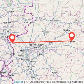 Paderborn Goch Mitfahrgelegenheit Karte