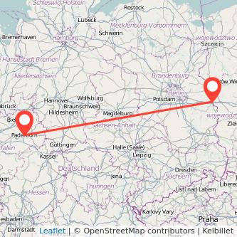 Paderborn Frankfurt (Oder) Mitfahrgelegenheit Karte